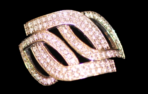 bague or blanc serti grain bague or blanc serti grain